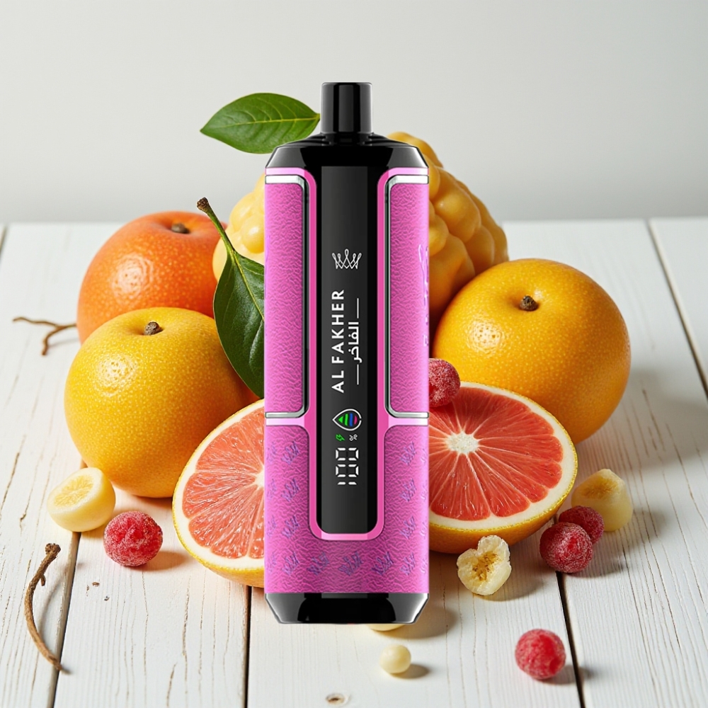 Al Fakher Crown Bar 15K Hypermax Vienkartinis Vape'as – 22ml, 600mAh, 15K Pūkų, Ledo Skonis