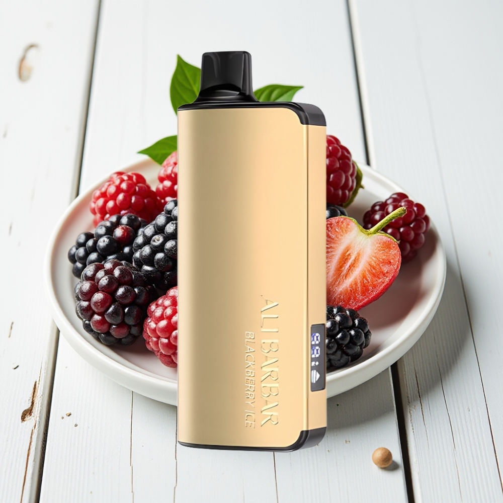 Alibarbar Ingot 9000 Puffs Juodųjų Gervuogių Ledas | 22ml, 2350mAh, 9000 Puffų