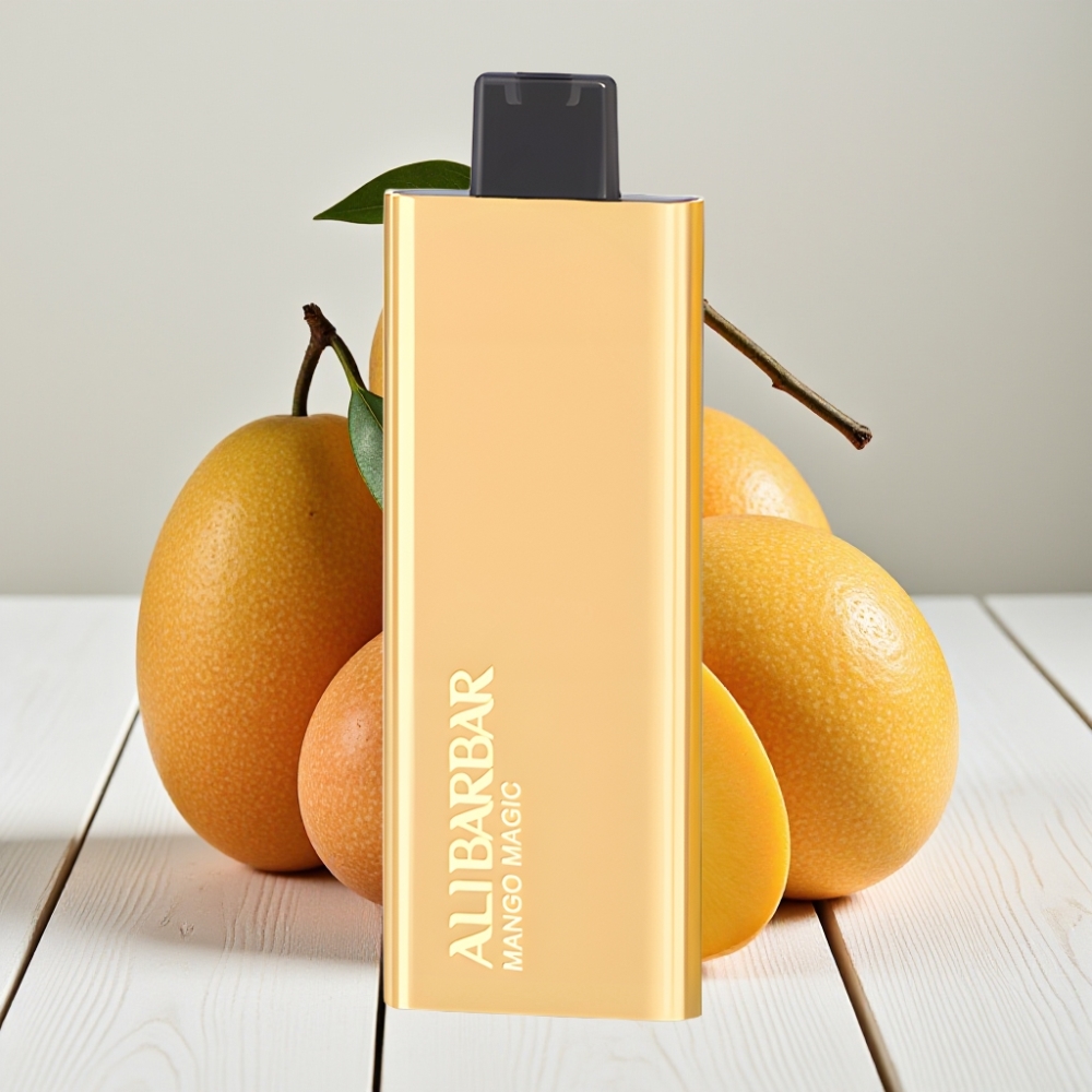 Alibarbar Pandora 7000 Puffs Vienkartinis Veipas Mango Magija – 7000 Puffs, 17 ml, 18 Skonių