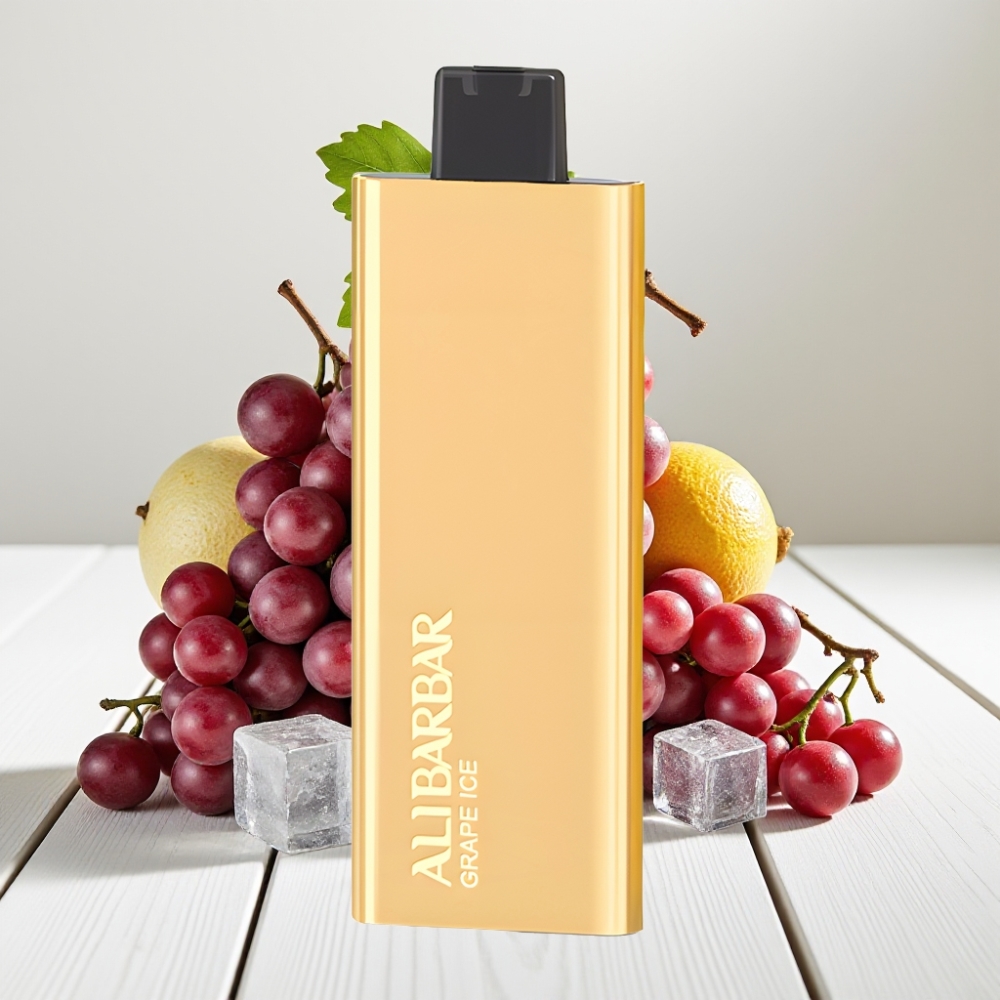 Alibarbar Pandora 7000 Puffs Vienkartinis Veipas Vynuogių Ledas | 7000 Puffs, 17 ml, 1.0 Ω