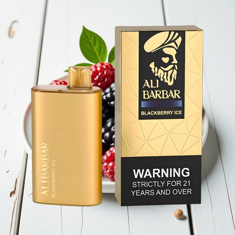 Alibarbar Rich 8000 Puffs Vienkartinis Veipas Juodųjų Aviečių Ledas | 20ml, 8000 Puff’ų, 2000 mAh