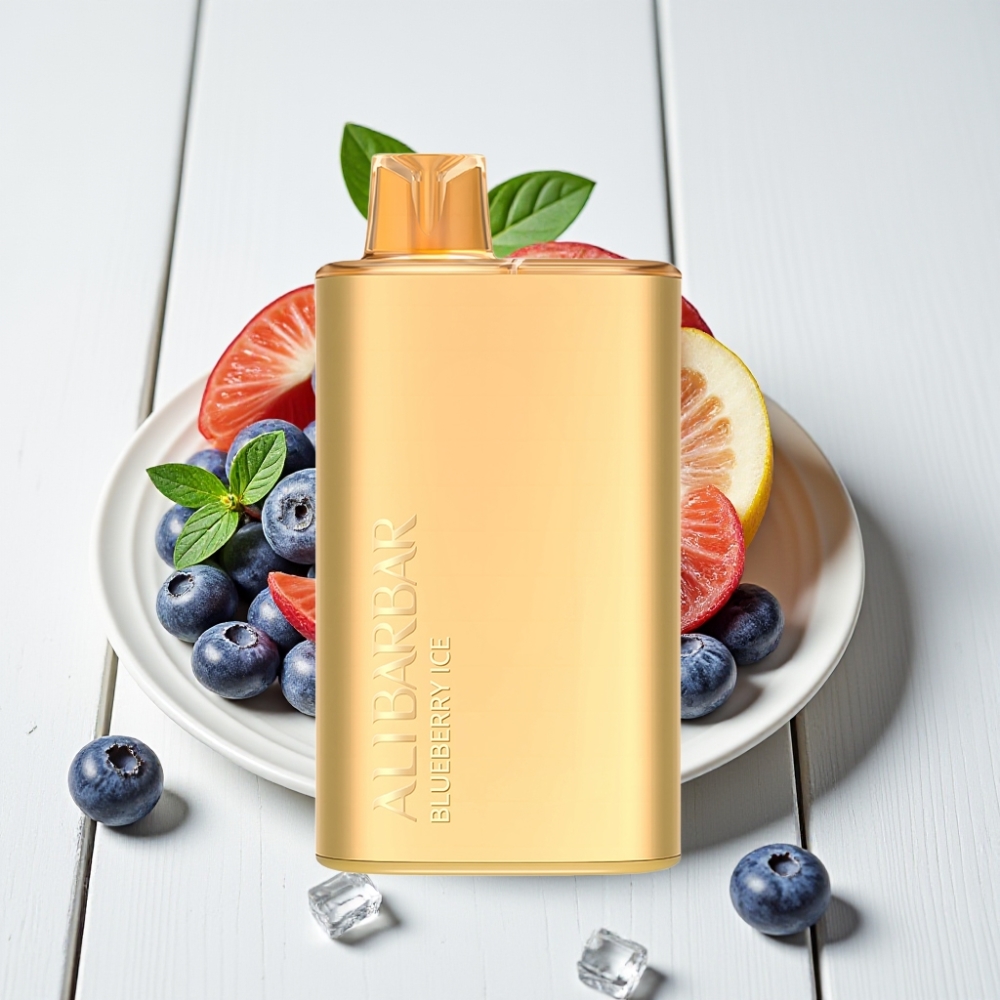 Alibarbar Rich 8000 Puffs Vienkartinis Veipas Mėlynųjų Uogų Ledas | 20ml, 8000 Puff, 2000mAh