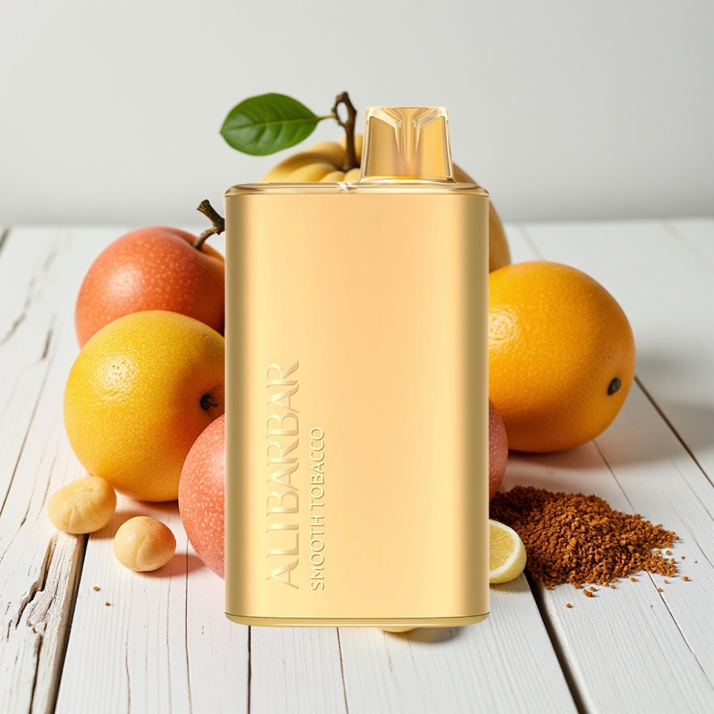 Alibarbar Rich 8000 Puffs Vienkartinis Veipas Švelnus Tabakas | 20ml, 8000 Puff, 2000mAh
