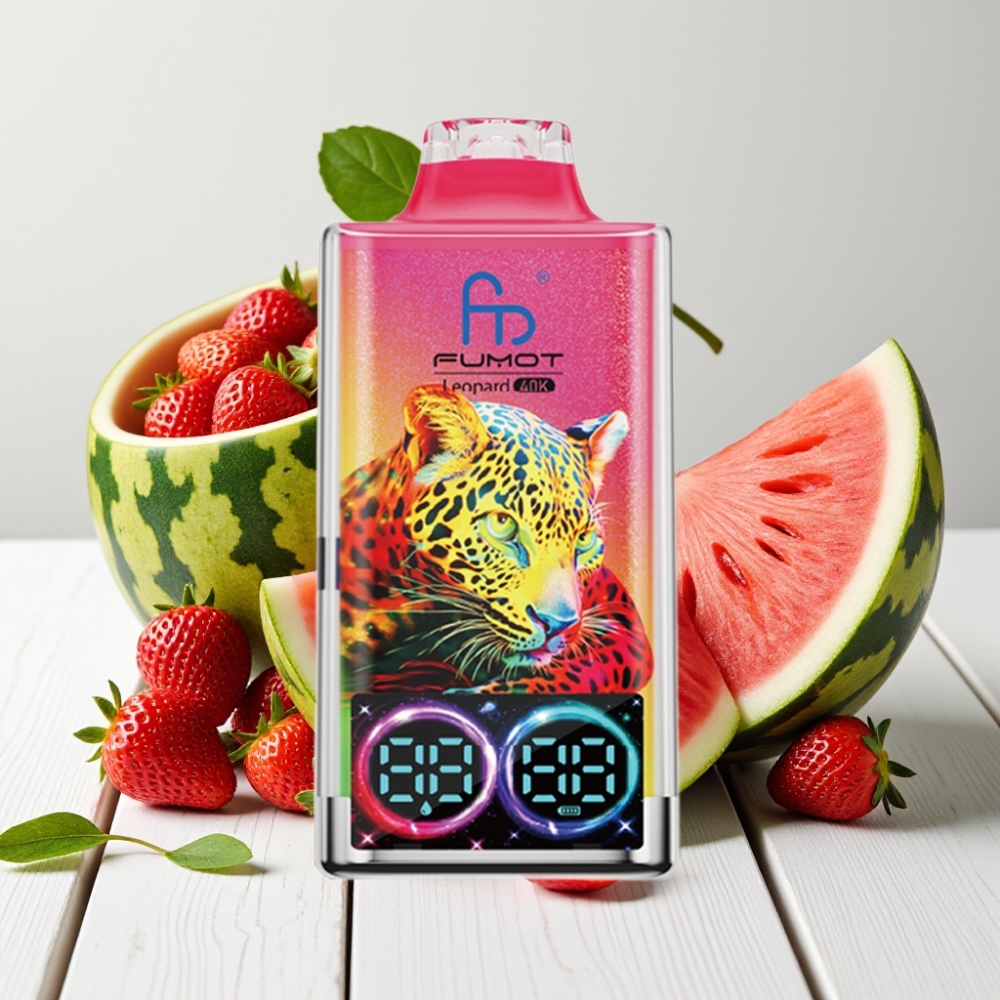 Fumot Leopard 40K Puffs Vienkartinė Vapė (Braškė-arbūzas, 700mAh, Type-C)