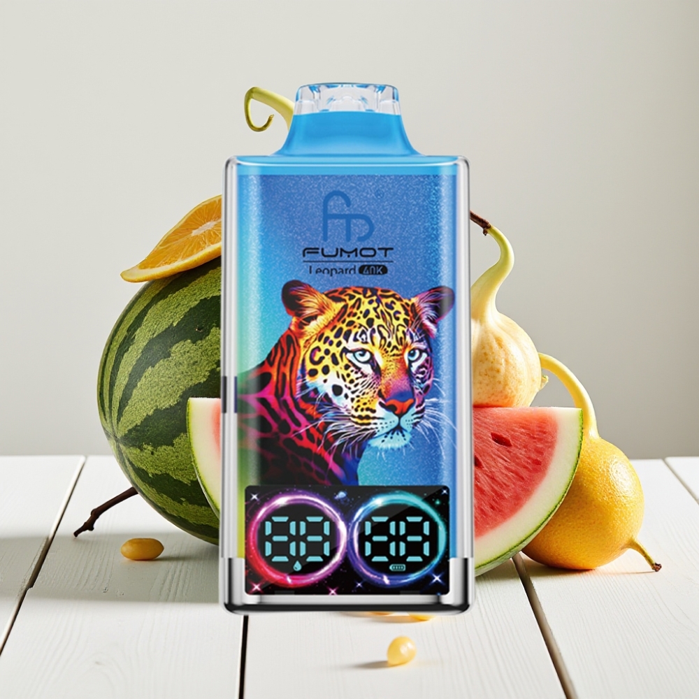 Fumot Leopard 40K Puffs Vienkartinis Veipas Arbūzas Kramantis 5% Nikotino, 700mAh, Dual Mesh