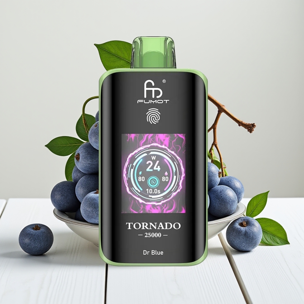 Fumot Tornado 25000 Puffs Dr Mėlyna | 20ml, 700mAh, Type-C