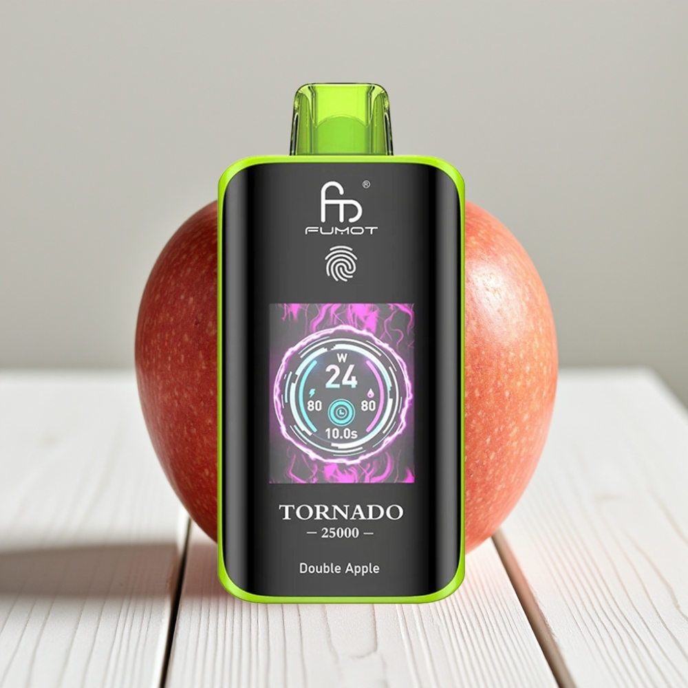 Fumot Tornado 25000 Puffs Dviguba Obelė, 20ml, 700mAh, Type-C