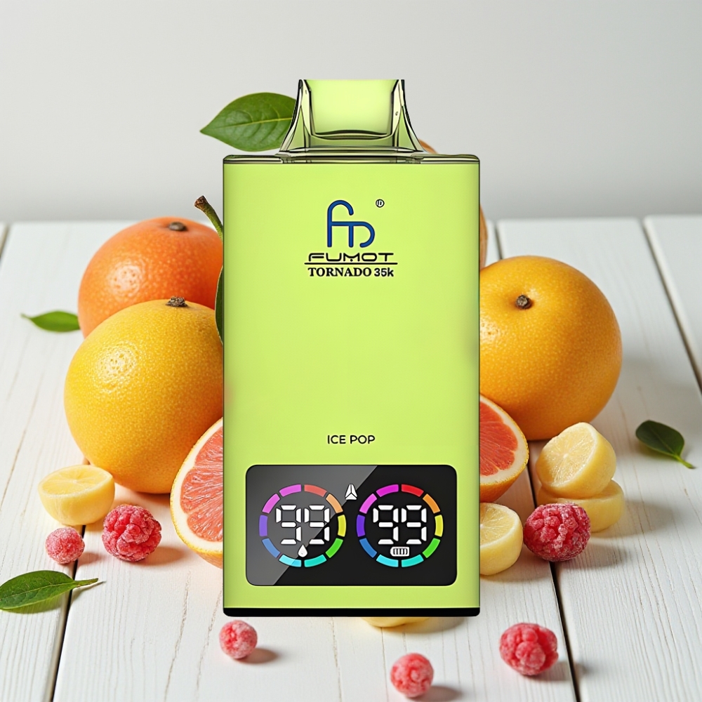 Fumot Tornado 35K Vienkartinis Veipas Ledų Sūrelis | Dual Mesh, 15ml, 700mAh