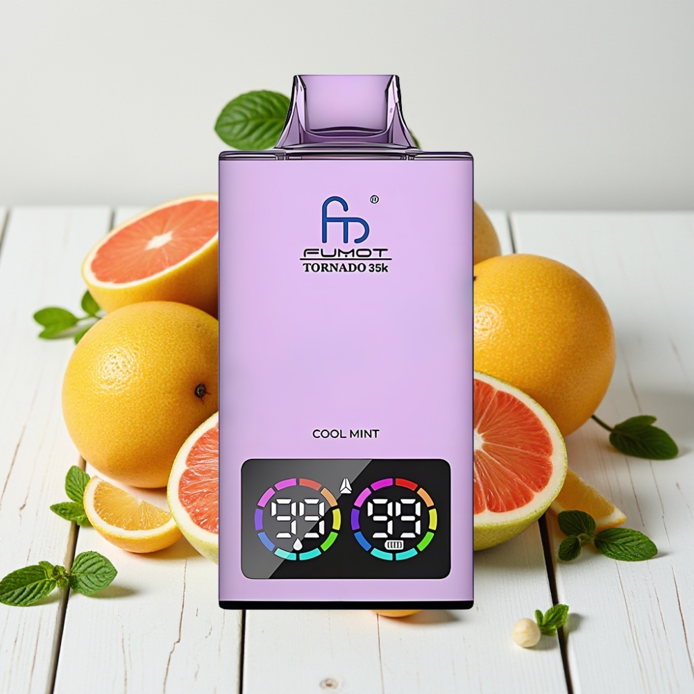 Fumot Tornado 35K Vienkartinis Veipas Šalta Mėta, 15ml, 700mAh, USB-C