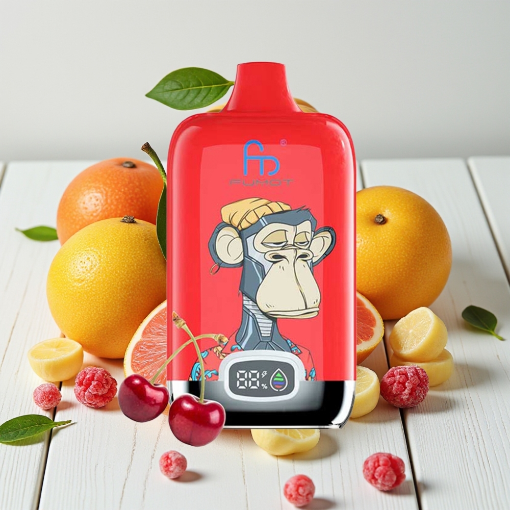 Fumot Tornado Digital Box 12000 Puffs Ledinis Šerdis, 20ml, Type-C