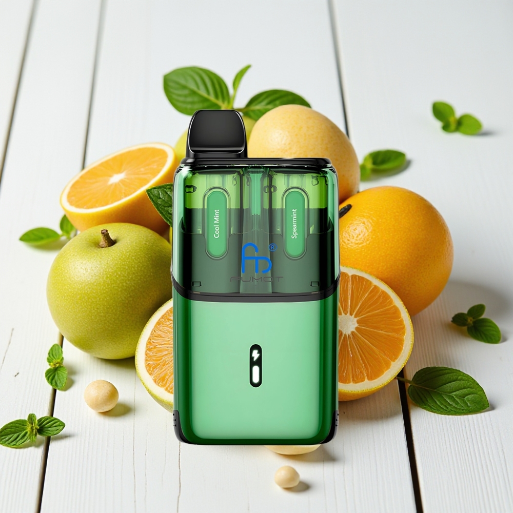 Fumot Ultra T32000 Vienkartinis Veipas Šalta Mėta – 32000 Puffų, 800mAh, 24ml, 20mg