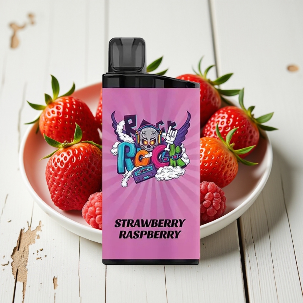 IGET Bar 3500 Puffs Braškės-Avietės, 1400 mAh, 1.2 Ohm