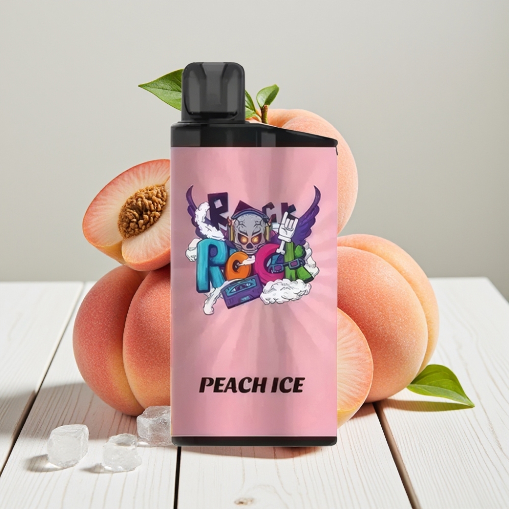 IGET Bar 3500 Puffs Persikų Ledas | 1.2Ω Tinklinė Ritė, 1400 mAh