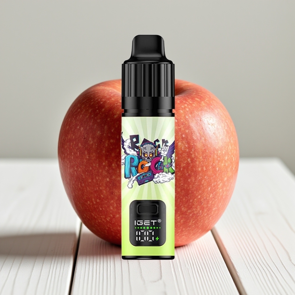 IGET BAR PLUS S3 POD 10000 Puffs Vienkartinis Veipas Dvigubas Obuolys – 5% Nikotino, 18 ml, 950 mAh