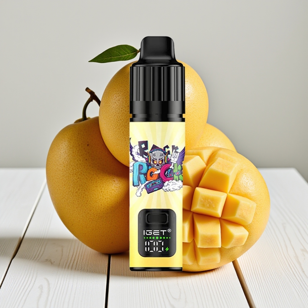 IGET BAR PLUS S3 POD 10000 Puffs Vienkartinis Veipas Mango Monstras (10000 Puffs, 5% Nikotino, 950 mAh)