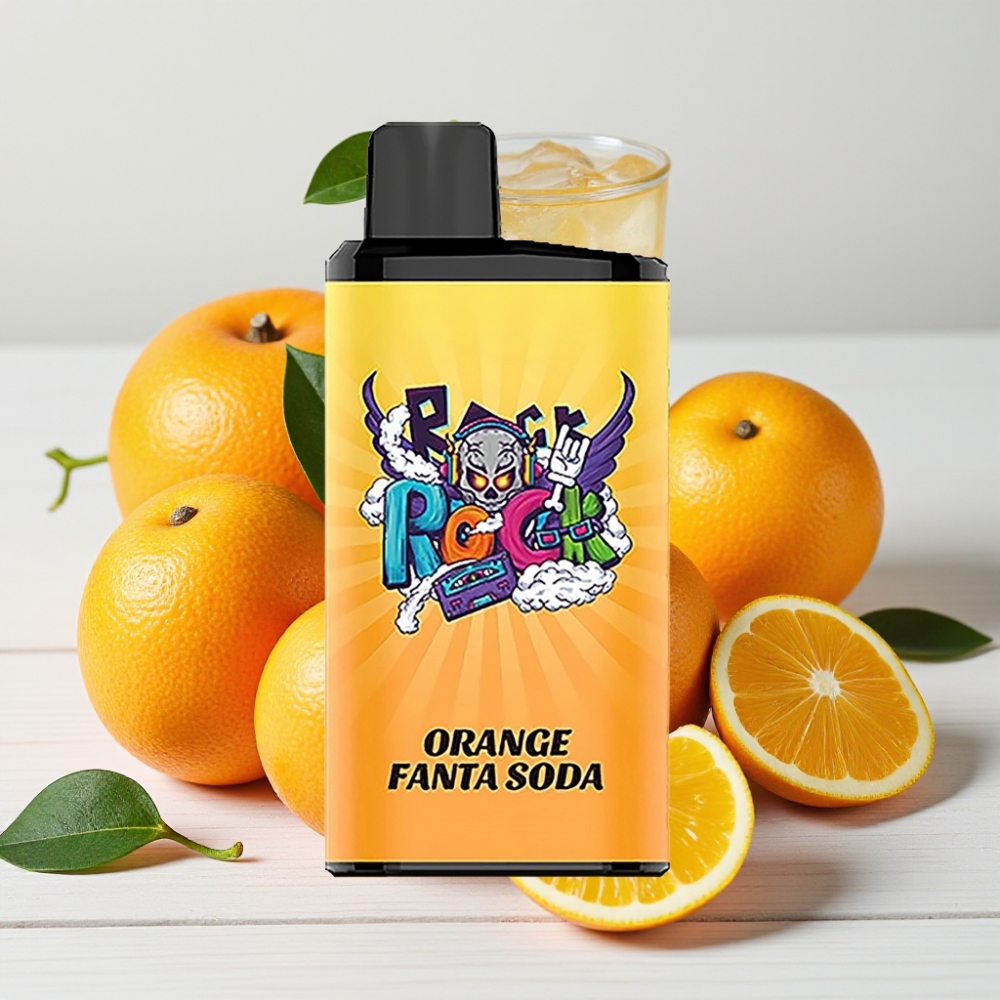 IGET Bar Pro 10000 Puffs Vienkartinis Veipas Oranžinė Fanta Soda, 2000 mAh, 1.2 Ohm