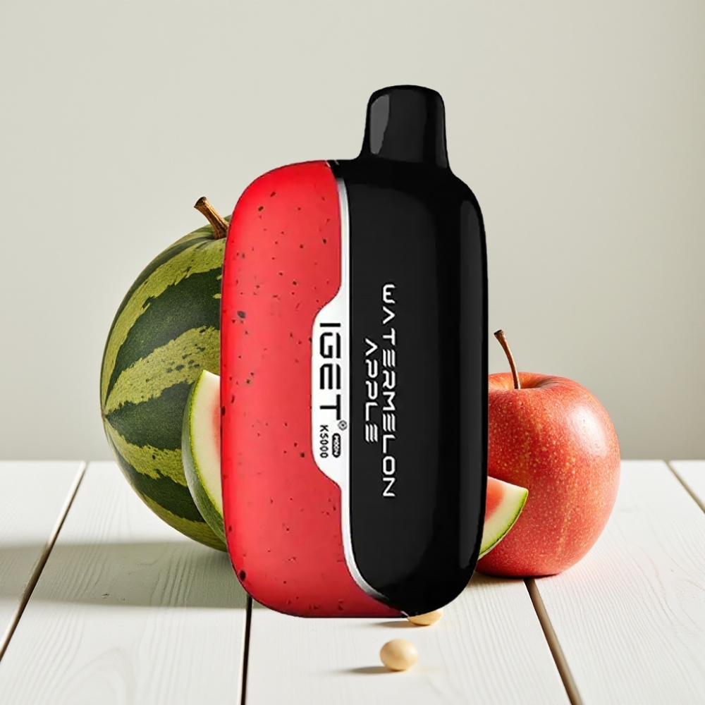 IGET Moon K5000 Puffs Arbūzas-Obuolys | 5000 Puff, 1.35 Ohm