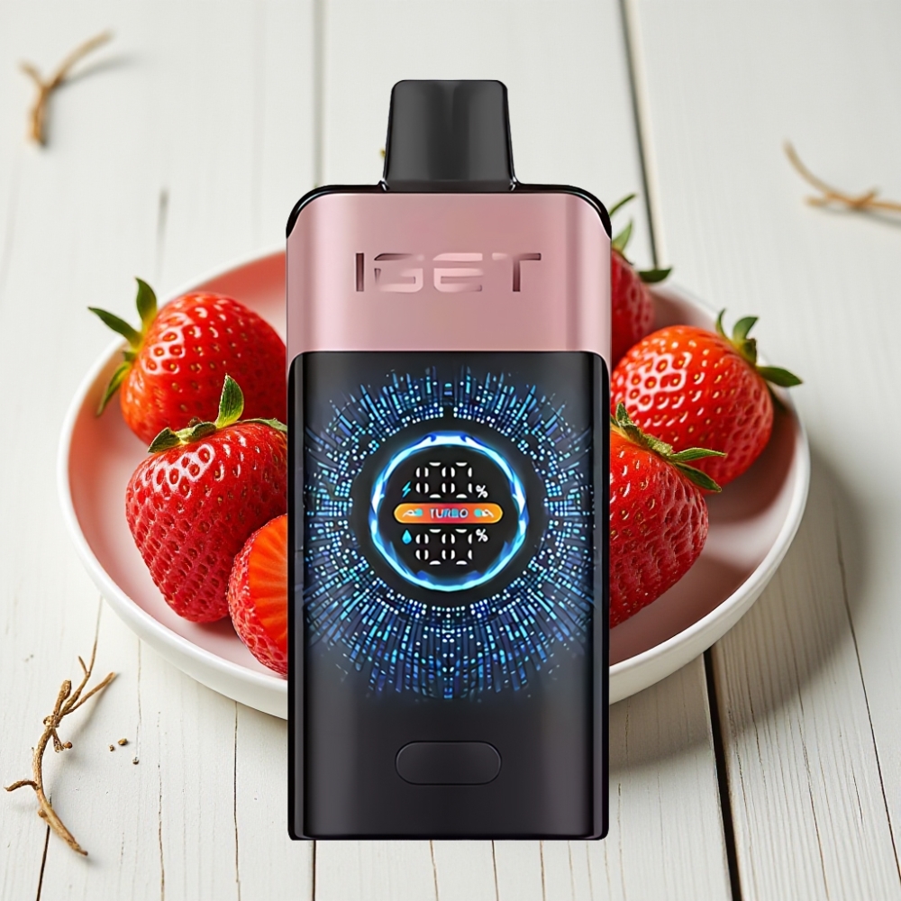 IGET ONE 12000 Dūmai Vienkartinis Veipas Braškės Chupa Chups, 2700 mAh, 0.6 ohm