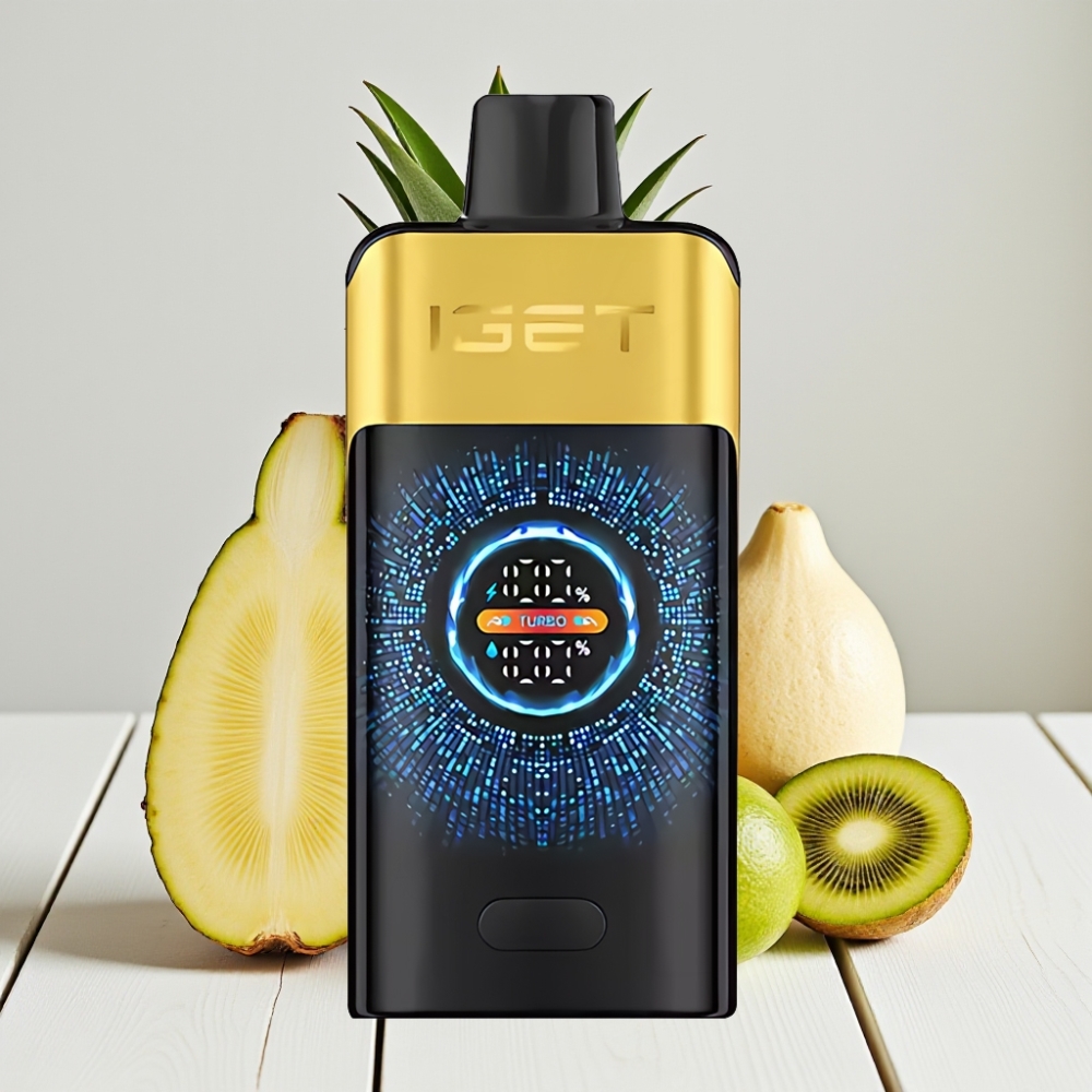 IGET ONE 12000 Pūkų Vienkartinis Veipas Kiwi Ananasas, 2700 mAh, 0.6 ohm