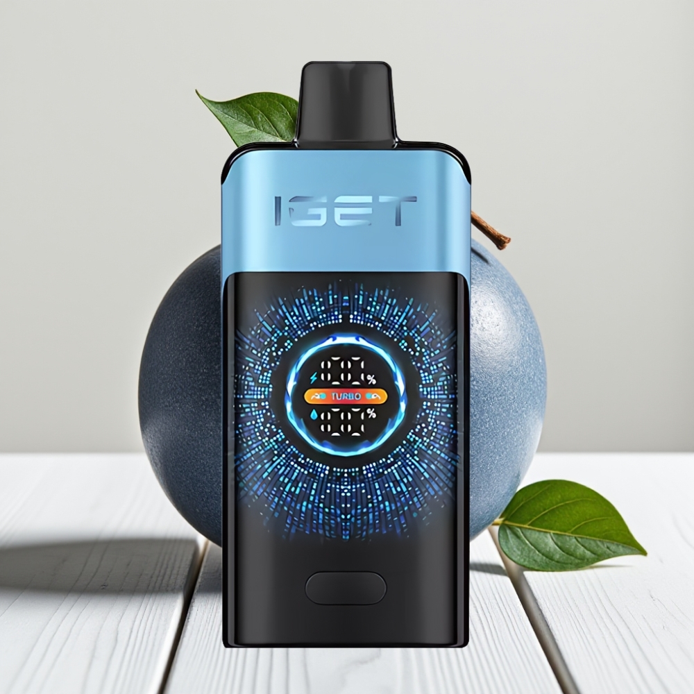 IGET ONE 12000 Pūkų Vienkartinis Veipas Mėlynasis Pabaisa – 2700 mAh, 0.6 ohm, Didelis Ekranas