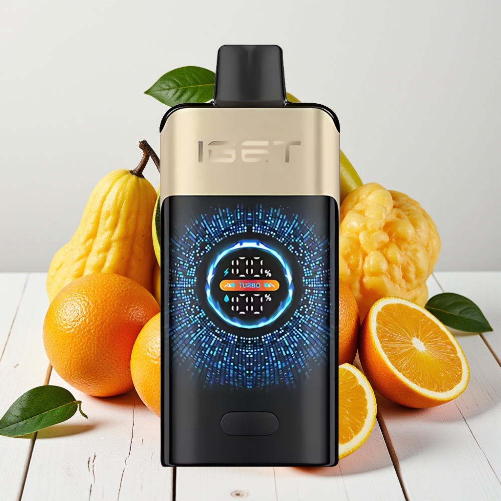IGET ONE 12000 Puffs Vienkartinis Veipas Tropinės Apelsino Monstro, 2700 mAh, 0.6 ohm