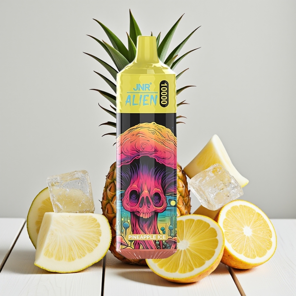 JNR Alien 10000 Puffs Vienkartinis Veipas Ananasų ledas | 850mAh, 20ml, Type-C