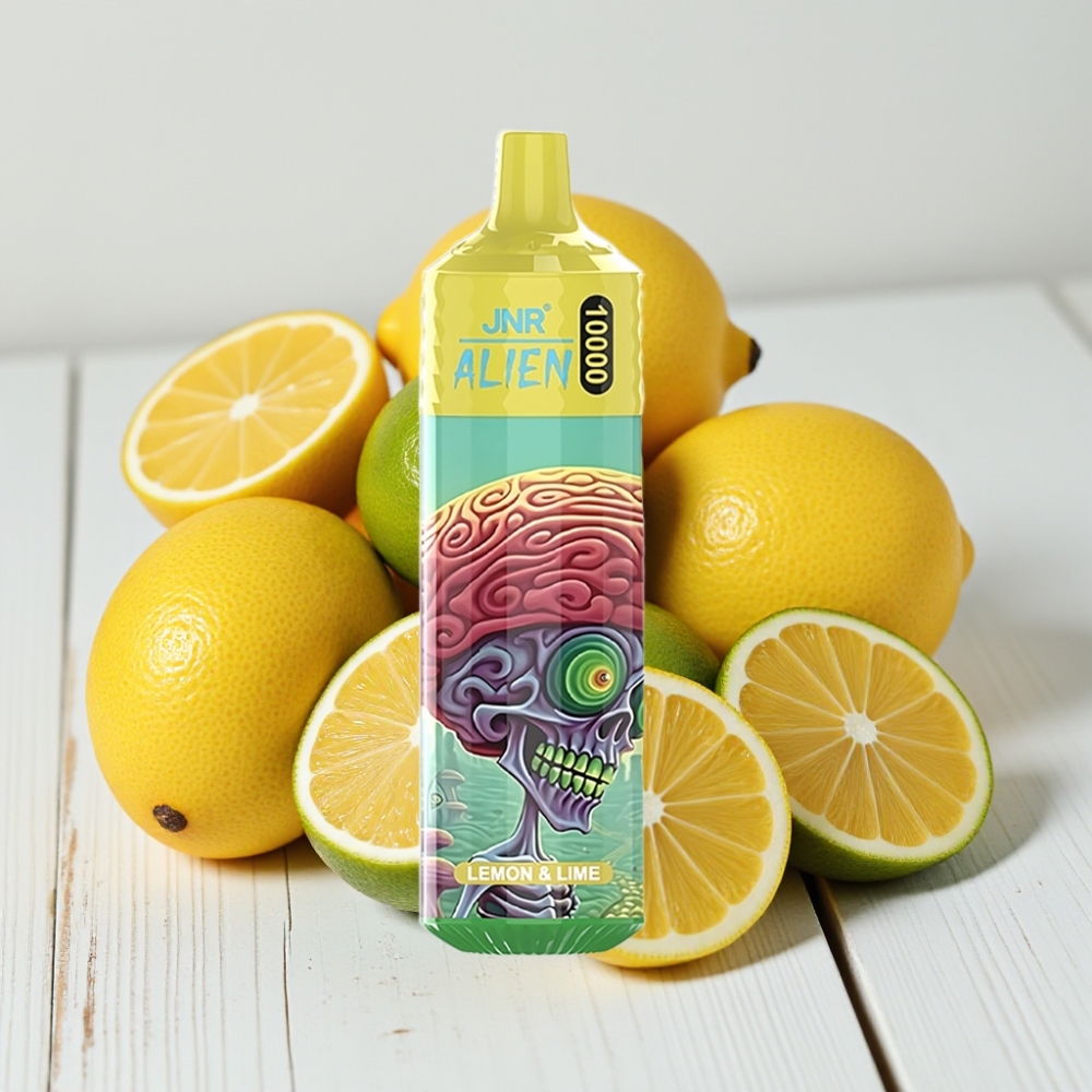 JNR Alien 10000 Puffs Vienkartinis Veipas Citrina ir Rūgščiavaisė | 850mAh, 20ml, Type-C