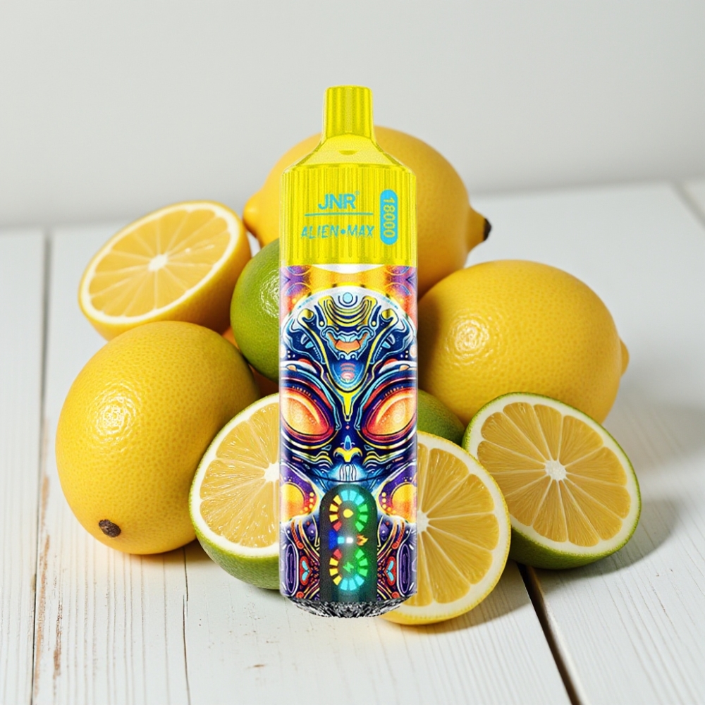 JNR Alien Max 18000 Puffs Vienkartinis Veipas Citrinų ir Laimų, 28ml, 850mAh, Type-C