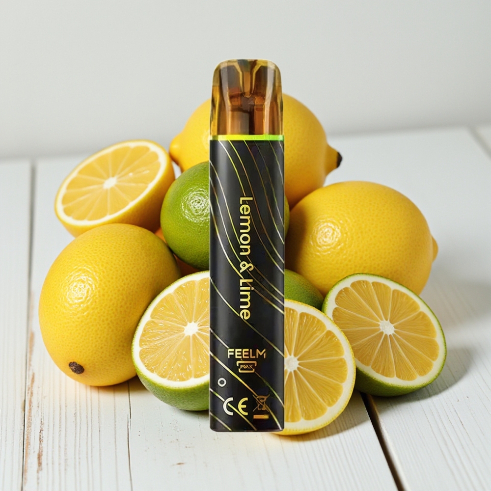 JNR Black&Golden 600+200 Pūkšniai Vienkartinis Veipas Citrina & Žalioji Riešutė 800 Pūkšniai, 550mAh, 2ml