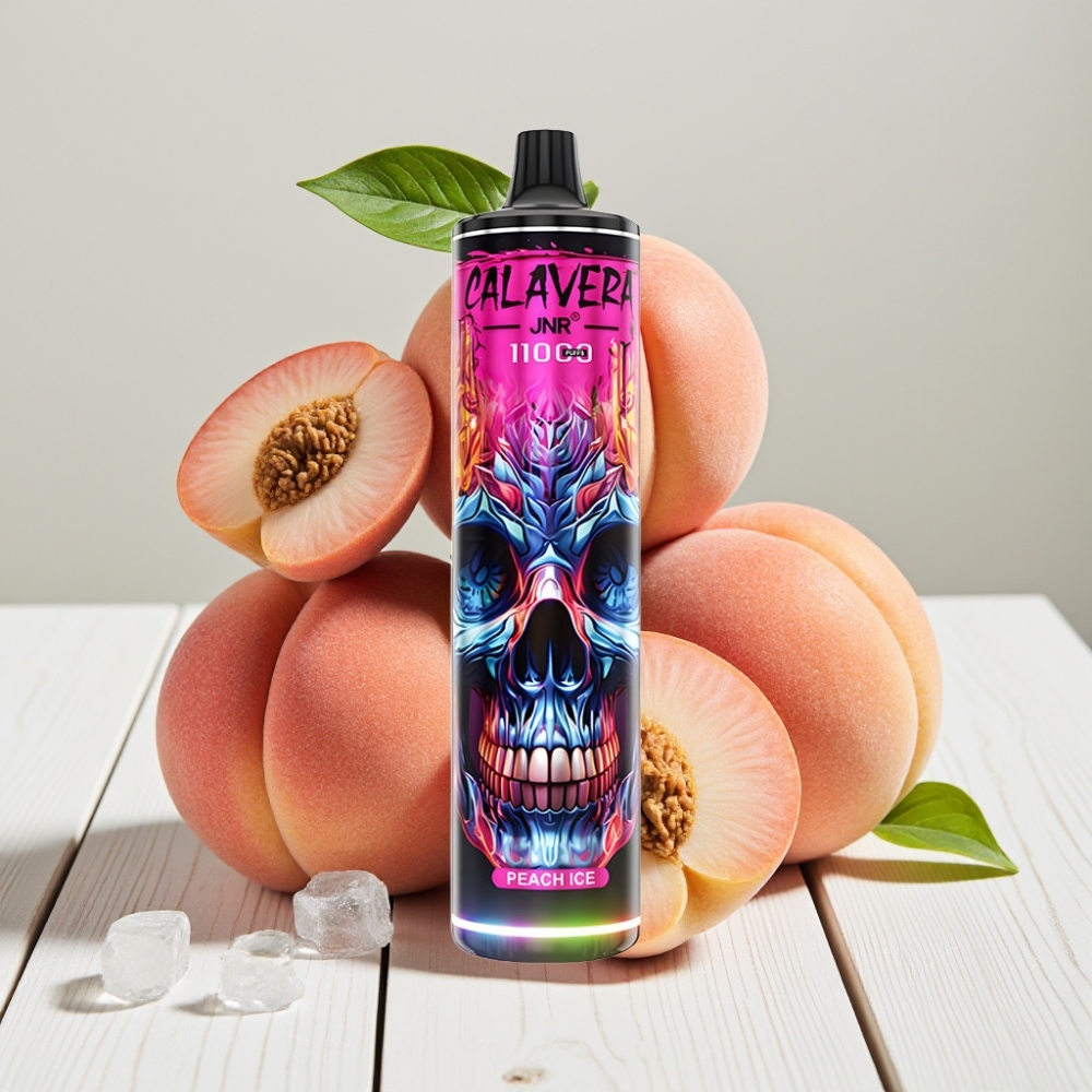 JNR Calavera 11000 Pūkų Vienkartinis Veipas Persikas su Ledu, 850mAh, Type-C