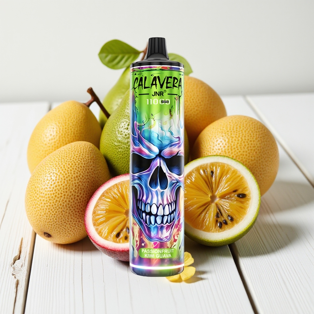 JNR Calavera 11000 Puffs Vienkartinis Veipas Marakuojantis Kivis Gvajava, 850mAh, 21ml, Type-C