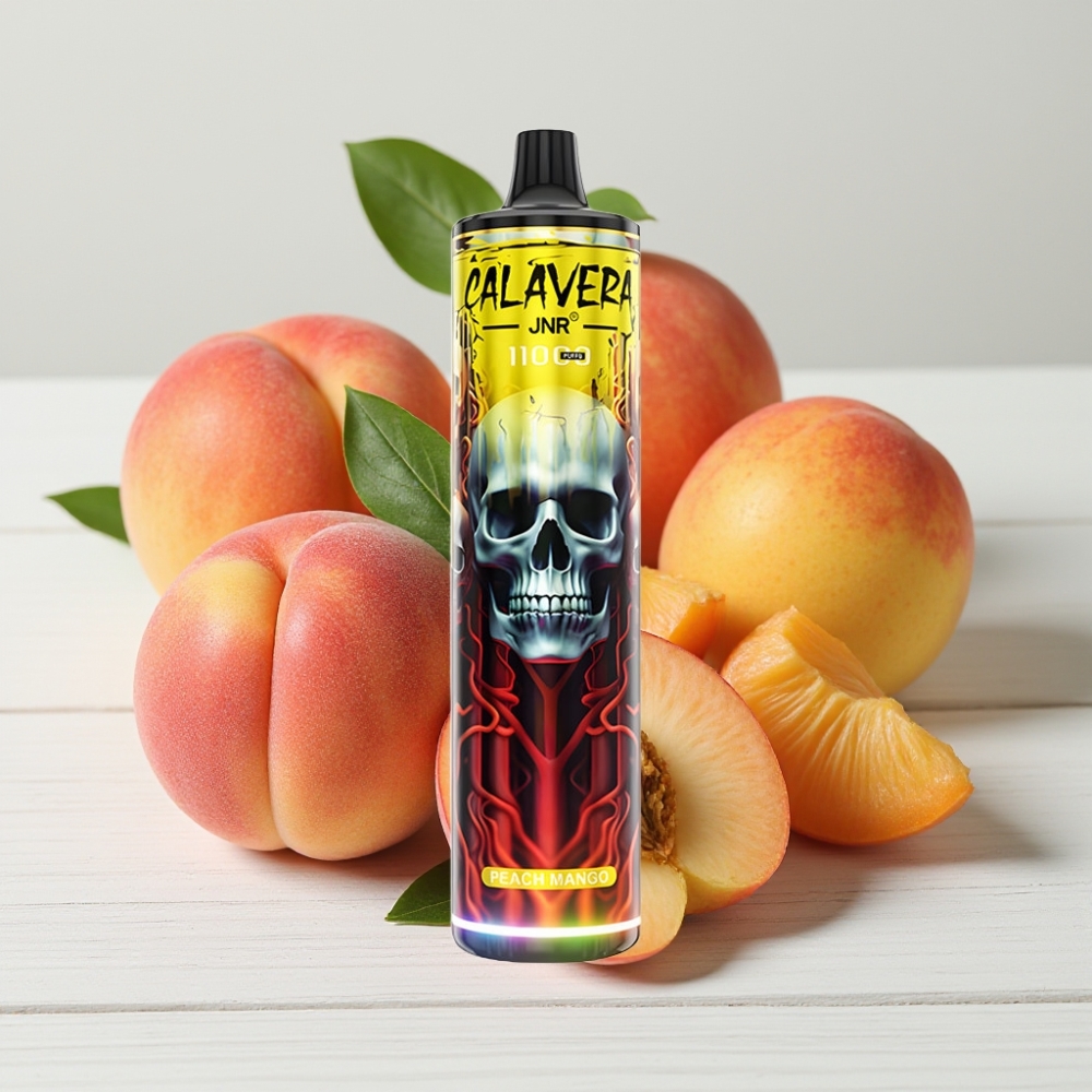 JNR Calavera 11000 Puffs Vienkartinis Veipas Persikas Mango, 850mAh, 21ml, Type-C