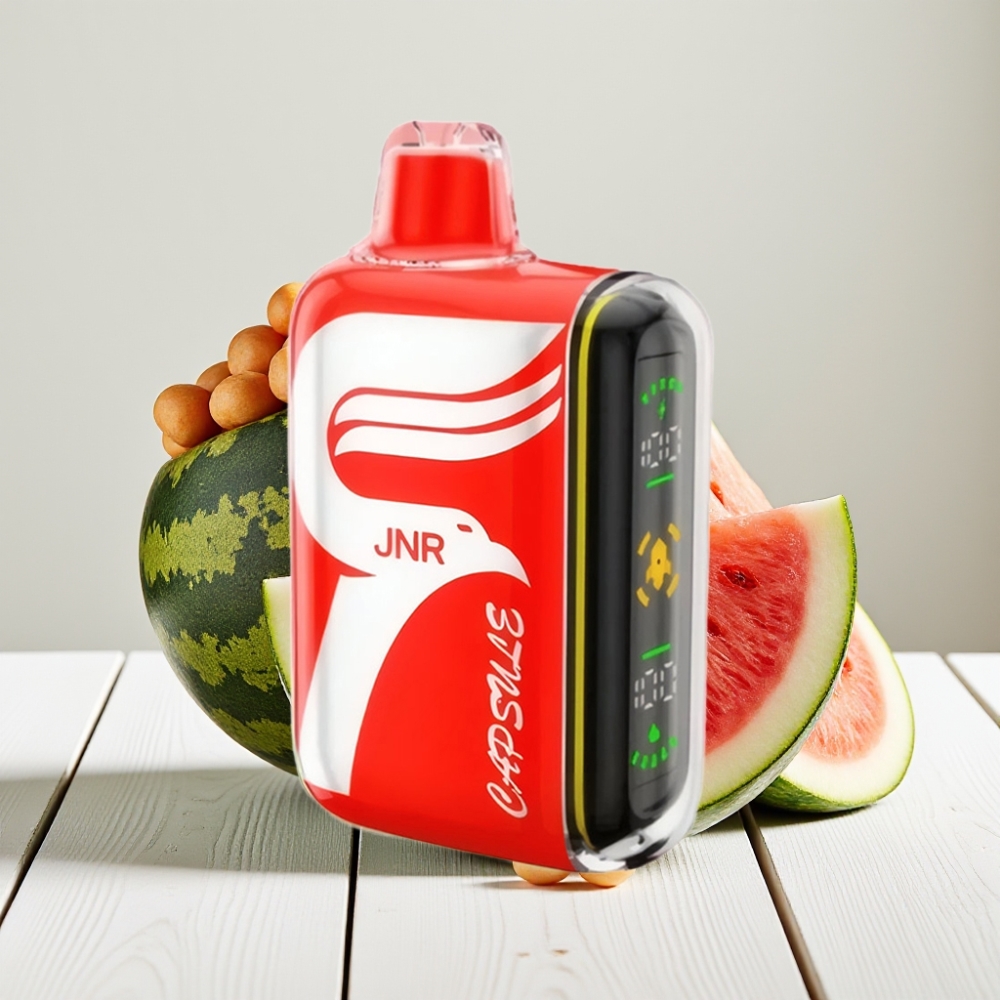 JNR Capsule 15000 Puffs Arbūzas su Mėtute, 850mAh, 20ml, 2%/5% nikotino
