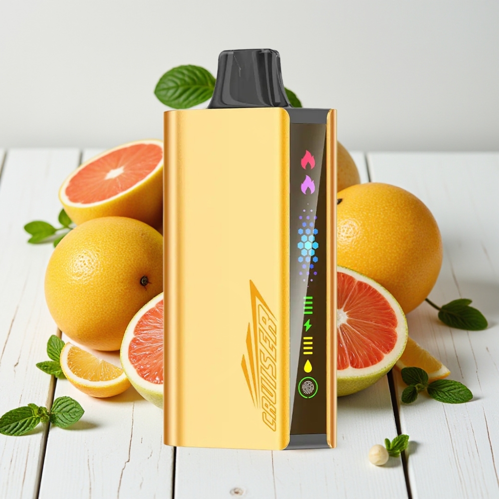 JNR Cruiser 12000 Puffs Be Laido Vienkartinis Veipas Šaltasis Mėtas, 25ml, 3500 mAh, 1.2Ω