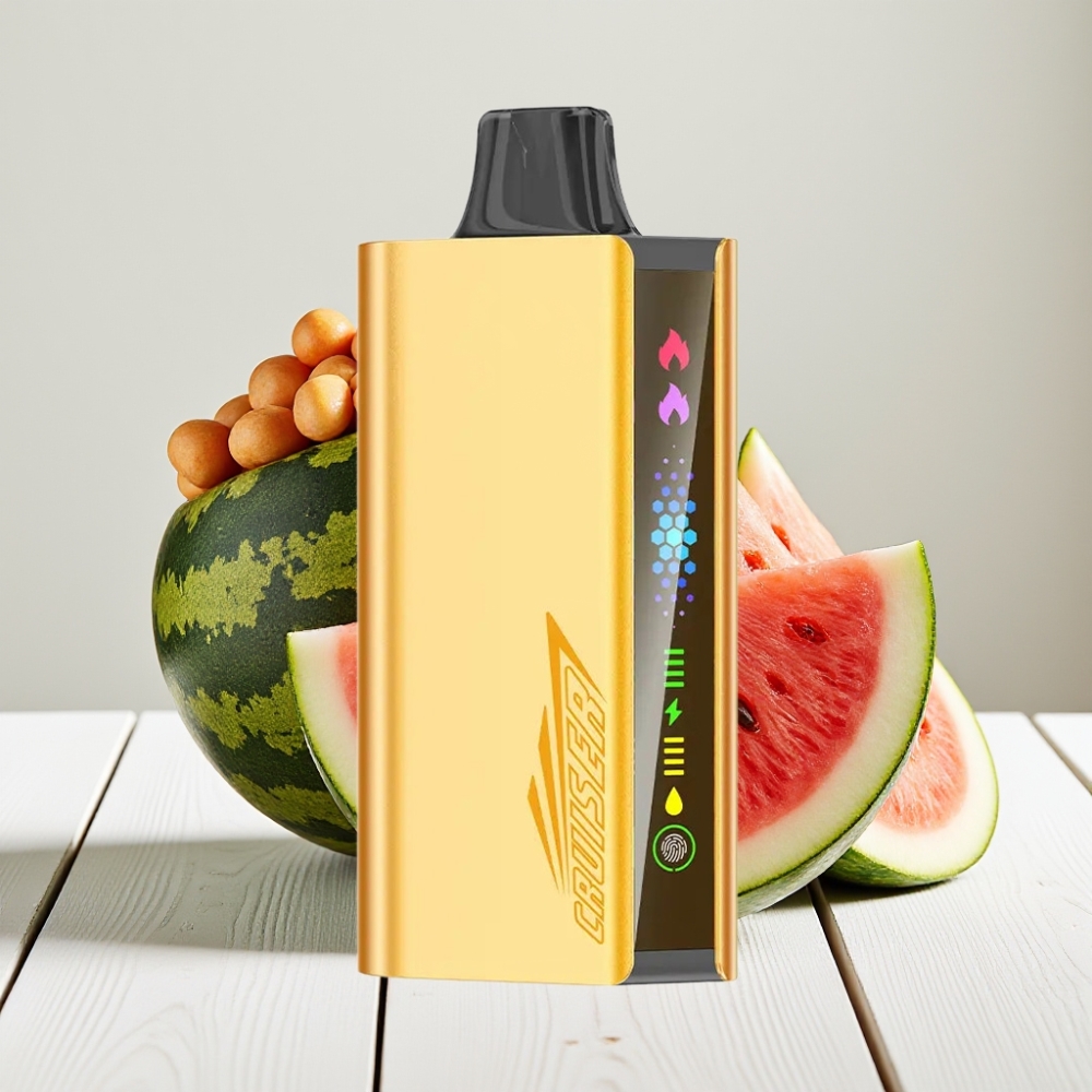 JNR Cruiser 12000 Puffs Neįkraunamas Vienkartinis Veipas Arbūzo Ledas | 3500 mAh, 25ml, 1.2ohm