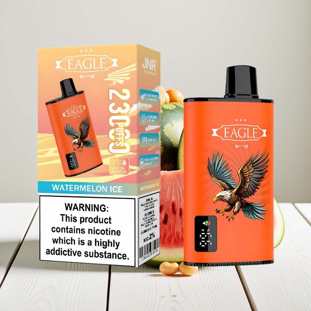 JNR EAGLE Smart 23000 Pūkų Vienkartinis Veipas Arbūzas su Ledu, 25ml, 750mAh, 2% Nikotino