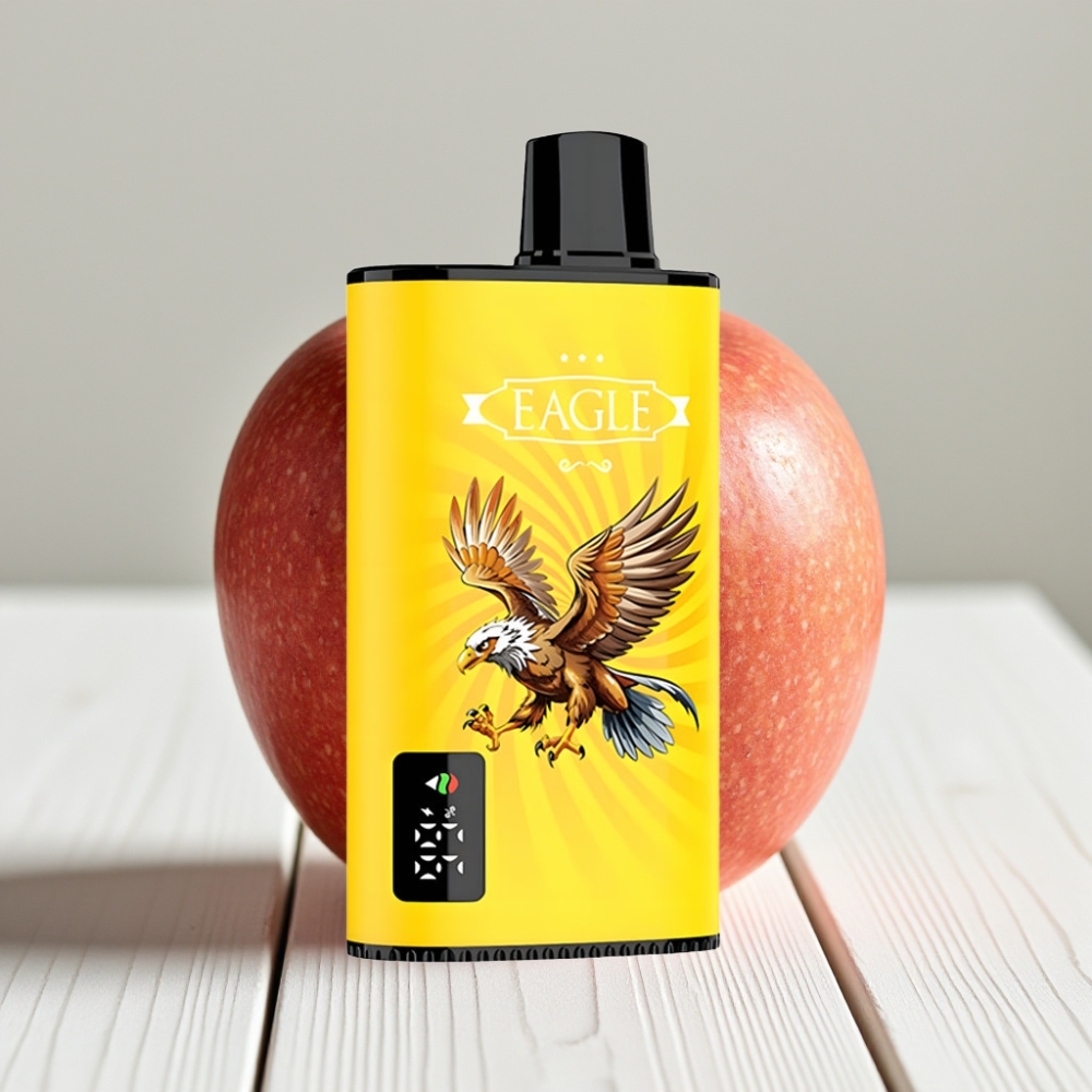 JNR EAGLE Smart 23000 Puffs Vienkartinis Veipas Dviguba Obelė, 25ml, 750mAh, Tipo-C