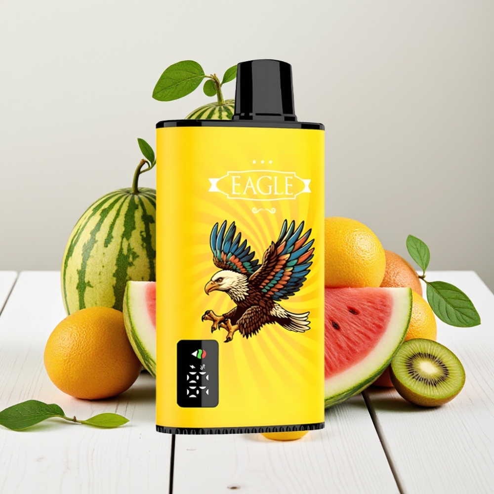 JNR EAGLE Smart 23000 Puffs Vienkartinis Veipas Kiwi Arbūzas Ledas, 25ml, 750mAh, 2% Nikotino