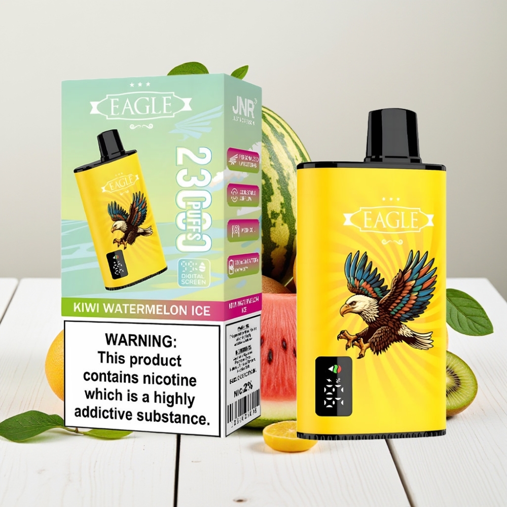 JNR EAGLE Smart 23000 Puffs Vienkartinis Veipas Kiwi Arbūzas Ledas, 25ml, 750mAh, 2% Nikotino