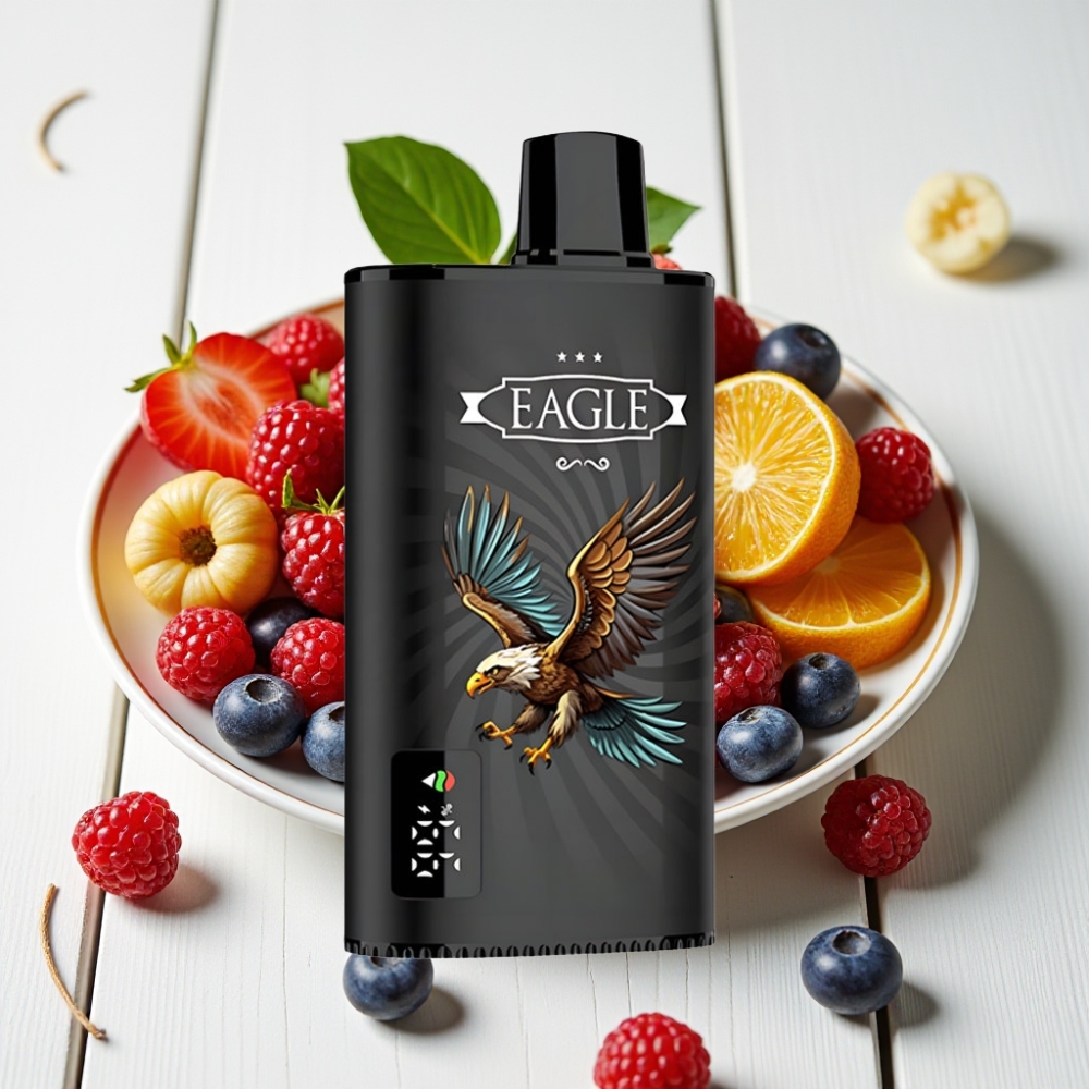 JNR EAGLE Smart 23000 Puffs Vienkartinis Veipas Mišrios Uogos, 25ml, 750mAh, 2% Nikotino