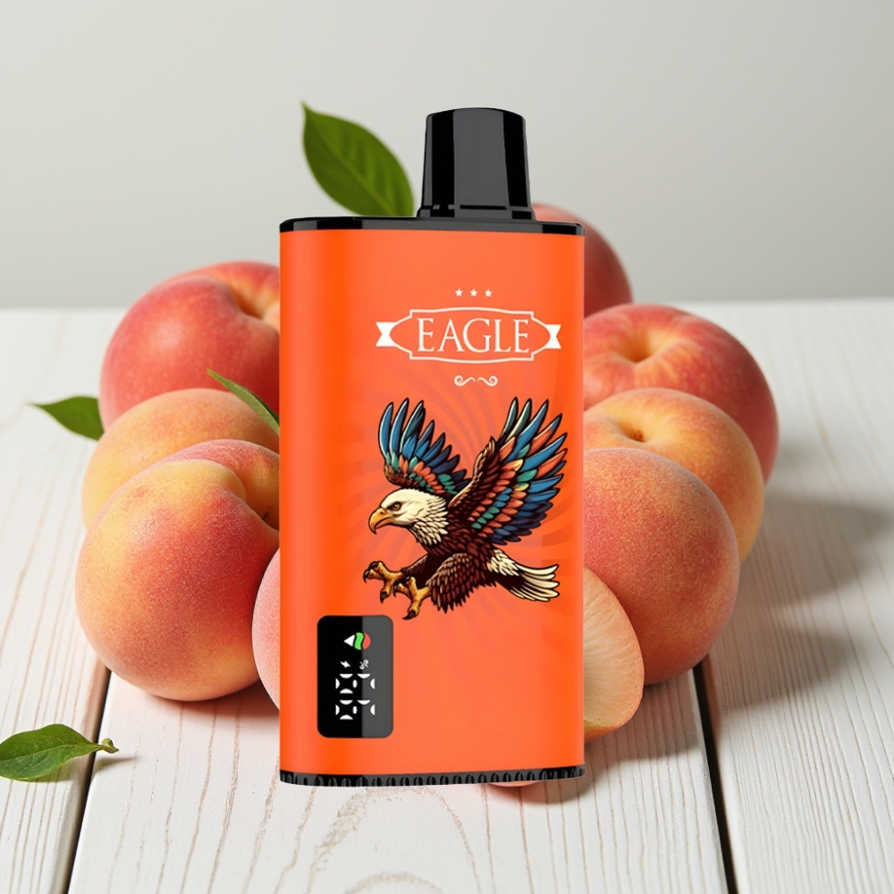 JNR EAGLE Smart 23000 Puffs Vienkartinis Veipas Sultūsios Persikų, 25ml, 1.0Ω, 750mAh