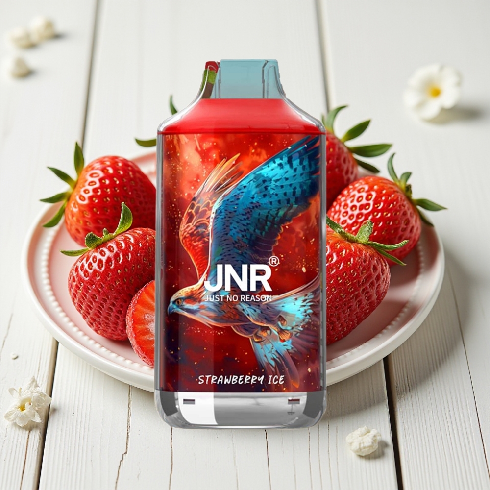 JNR Falcon 16000 Puffs Braškės Ledas | 850mAh, 22ml, Type C