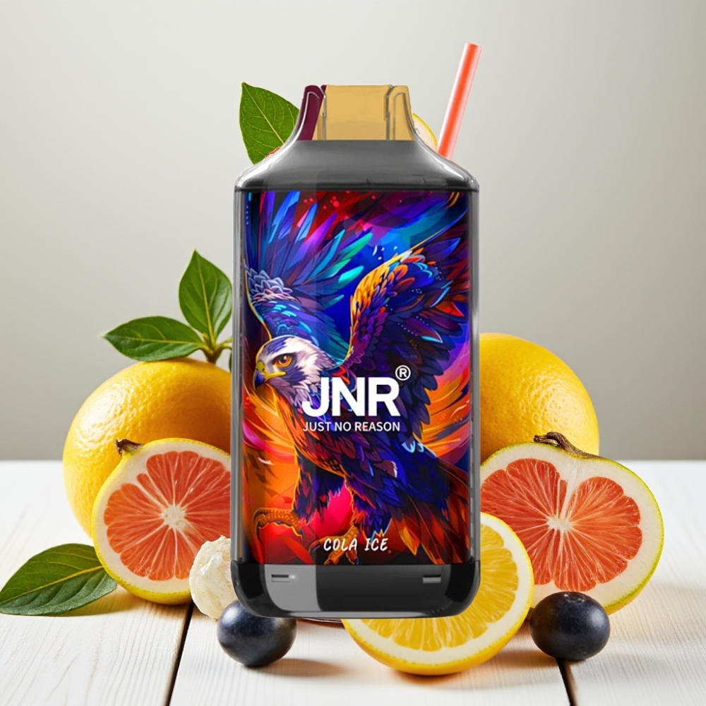 JNR Falcon 16000 Puffs Vienkartinis Veipas Kola su Mėta, 850 mAh, 22ml, Type C