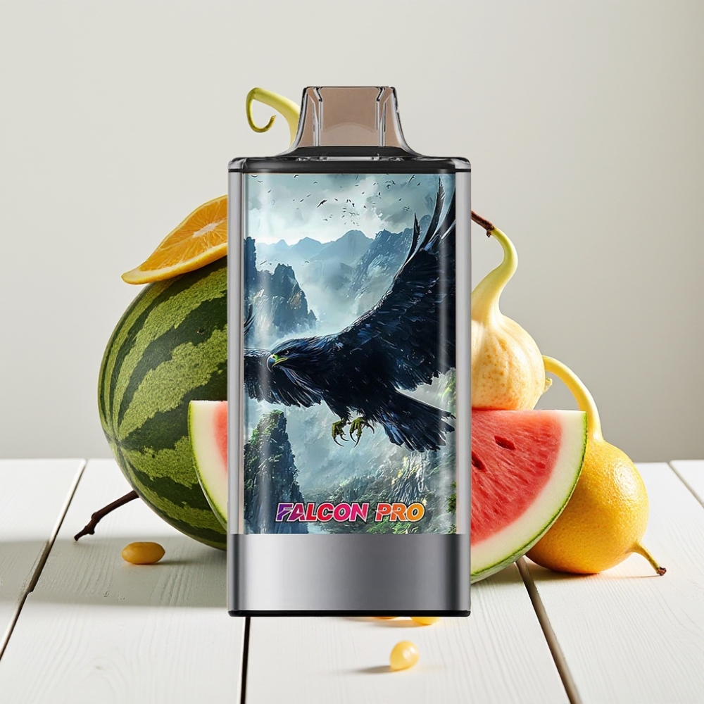 JNR Falcon Pro 28000 Vienkartinis Veipas Arbūzas Tirščių Guma 30ml 950mAh 28000 Puffs 5% Nikotino