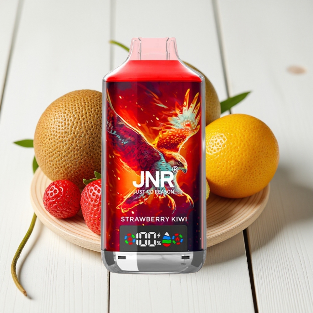 JNR Falcon X 18000 Puffs Vienkartinis Veipas Braškės Kiwis (24ml, 750mAh, Type-C)