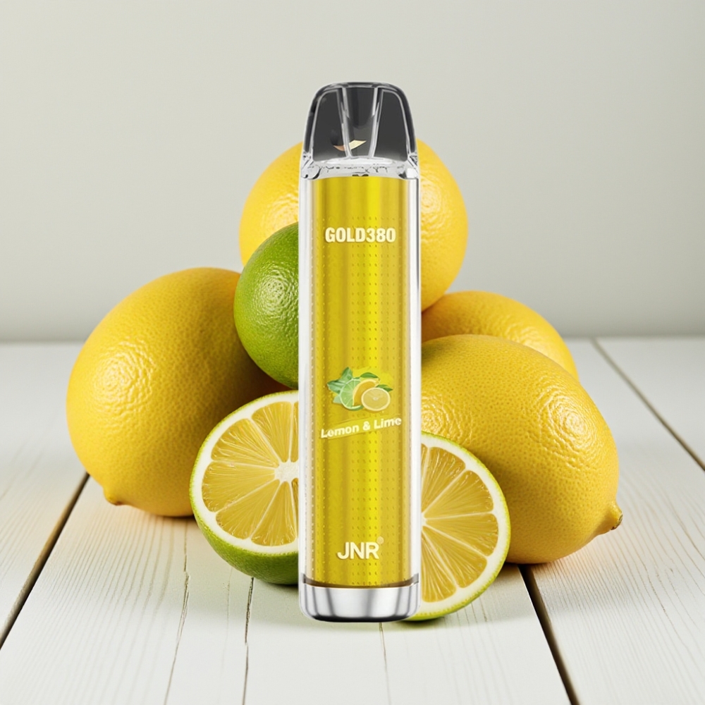 JNR Gold380 6000 Pūkų Vienkartinis Veipas Citrina-Laimas, 1500mAh, 13ml