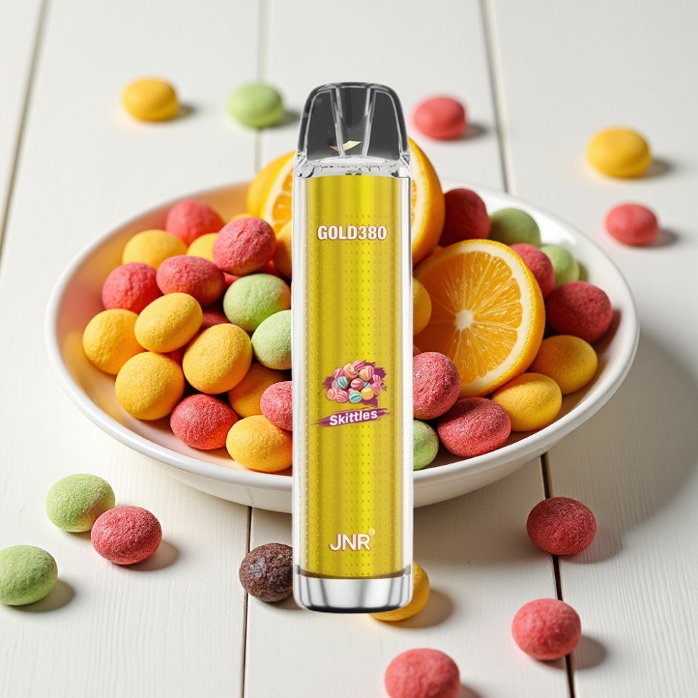 JNR Gold380 6000 Puffs Vienkartinis Veipas Skittles (Ričagės) 6000 Puffs, 1500mAh, 13ml