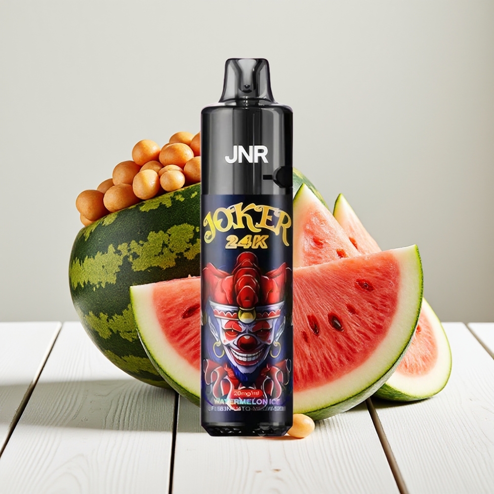 JNR Joker 24K Puffs Vienkartinis Veipas Arbūzas su Mėtute | 24000 Puffs, 800mAh, 2+10ml