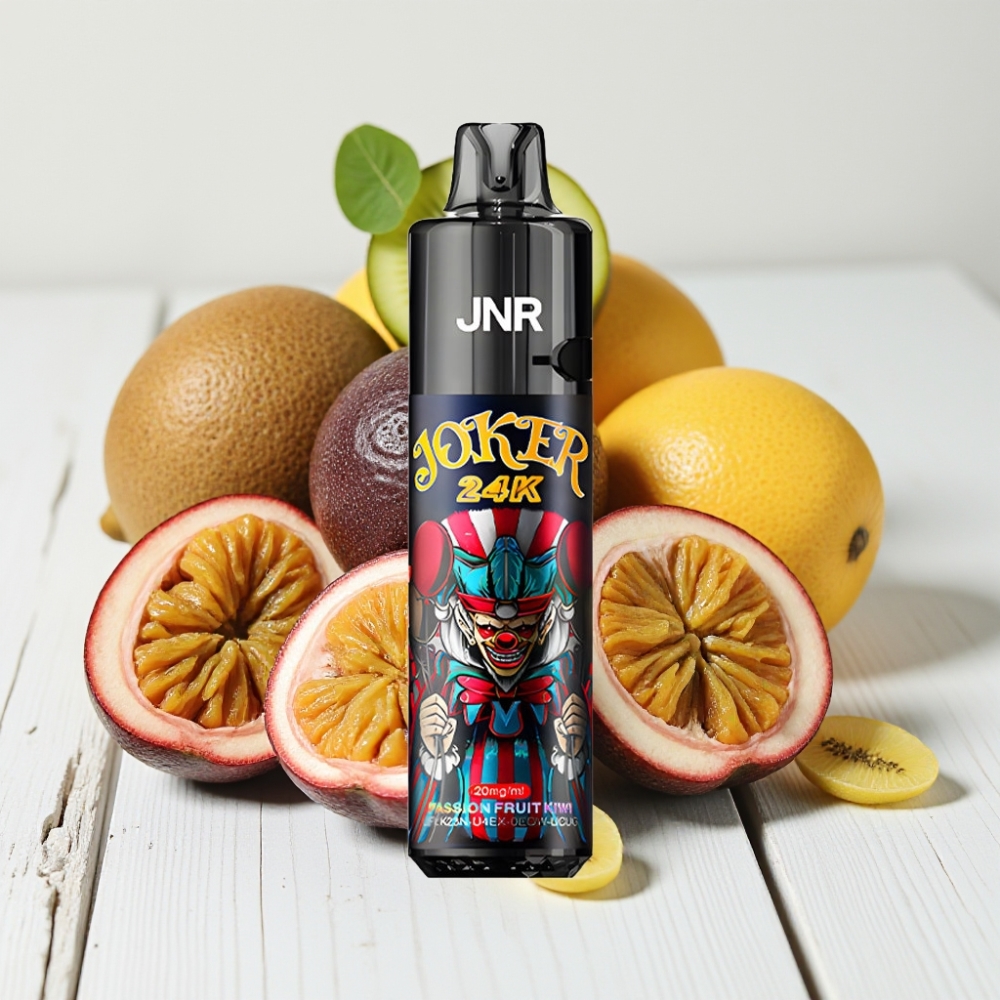 JNR Joker 24K Puffs Vienkartinis Veipas Marškiniai Vaisiai Kiwi | 24000 Puffs, 2% Nikotino, 800mAh