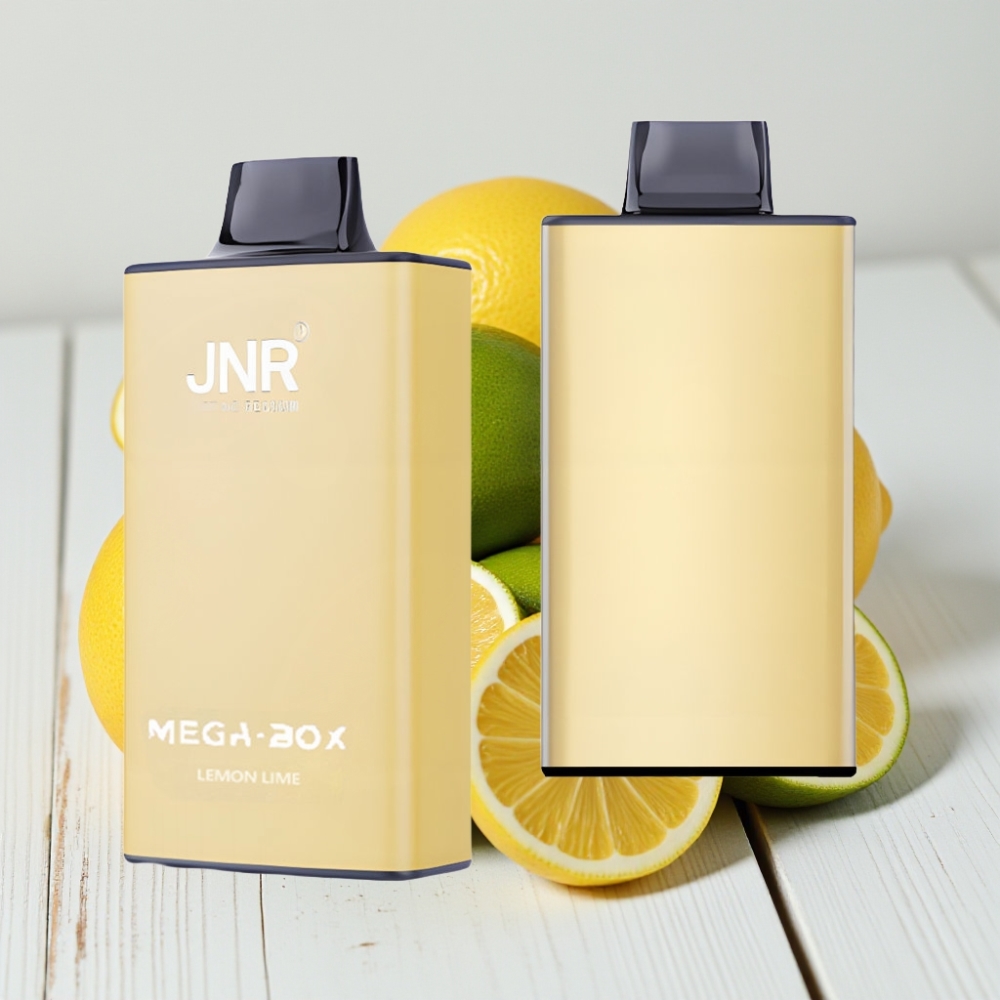 JNR Mega Box 25000 Pūkų Vienkartinis Veipas Citrina & Žalioji Riešutėlė, 30ml, 850mAh, Type-C